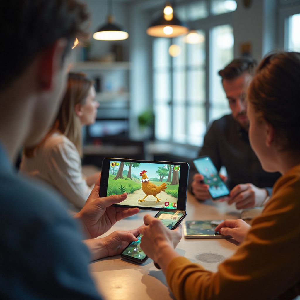 Original prototype of the Urban Chicken Runner game