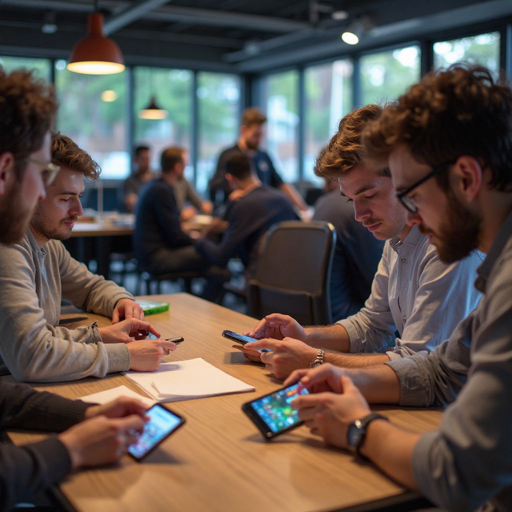 Play testing session with diverse focus group